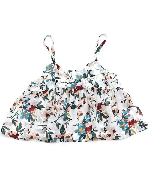 BREEZE（ブリーズ）の「フラワープリントキャミ付Tシャツ（Tシャツ/カットソー・キッズ・ネイビー/オフホワイト/ピンク・100/120/140/80/90/95/110/130）」の15枚目の写真