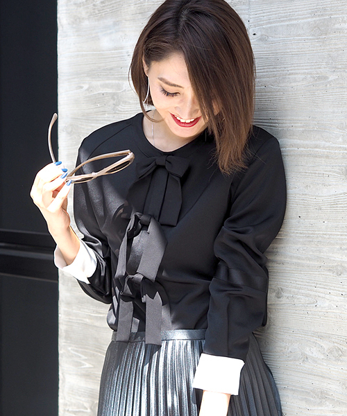 Danny Anne ダニーアンドアン の バイカラーブラウス シャツ ブラウス Wear Danny Anne ダニーアンドアン の バイカラーブラウス シャツ ブラウス Wear