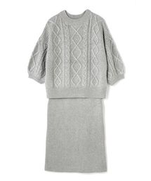 FREE'S MART | バルーン袖ニットセットアップ(ワンピース)