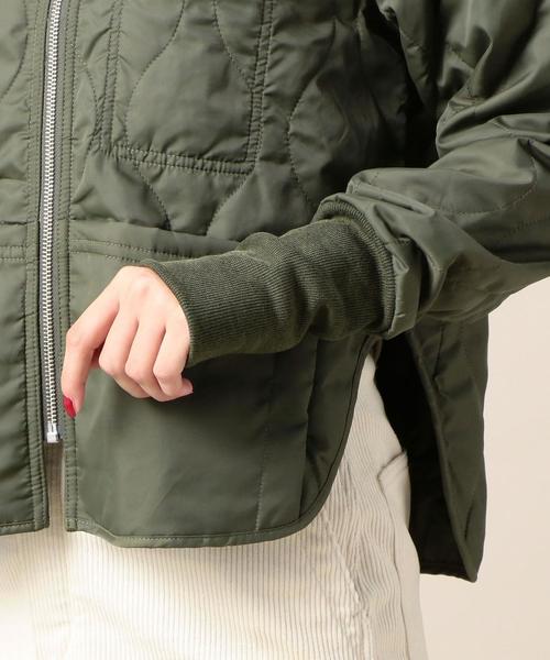 BEAUTY&YOUTH UNITED ARROWS（ビューティーアンドユースユナイテッドアローズ）の「【別注】＜FIVEBROTHER＞キルティングジャケット（ミリタリージャケット・レディース・ブラック/オリーブ・FREE）」の17枚目の写真
