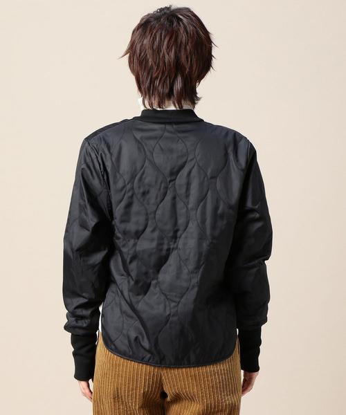 BEAUTY&YOUTH UNITED ARROWS（ビューティーアンドユースユナイテッドアローズ）の「【別注】＜FIVEBROTHER＞キルティングジャケット（ミリタリージャケット・レディース・ブラック/オリーブ・FREE）」の6枚目の写真