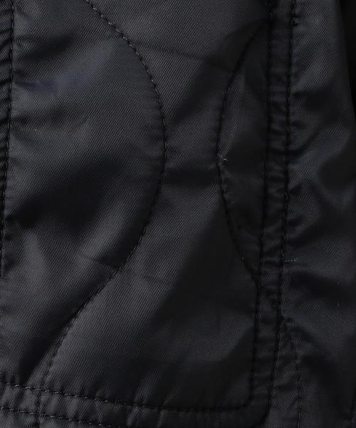 BEAUTY&YOUTH UNITED ARROWS（ビューティーアンドユースユナイテッドアローズ）の「【別注】＜FIVEBROTHER＞キルティングジャケット（ミリタリージャケット・レディース・ブラック/オリーブ・FREE）」の4枚目の写真