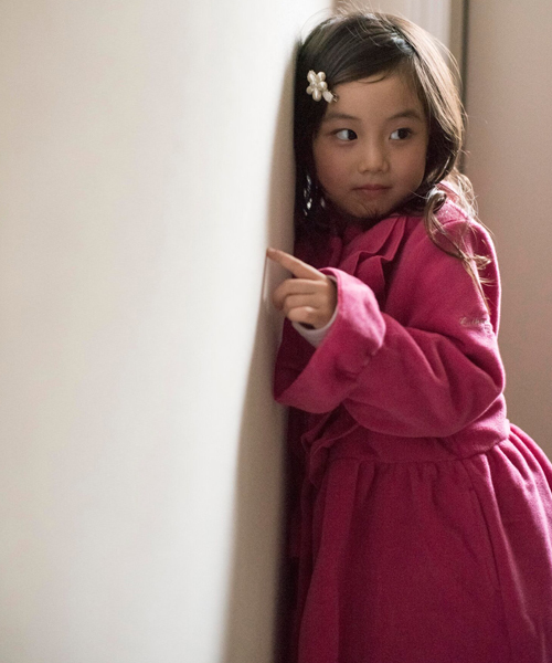 Catherine Cottage（キャサリンコテージ）の「フリースラッフルコート（その他アウター・キッズ・ホワイト/パープル/ネイビー/ピンク/ブルー系その他/パープル系その他/ピンク系その他/ホワイト系その他2/ブルー系その他2・110/120/130/140）」の8枚目の写真