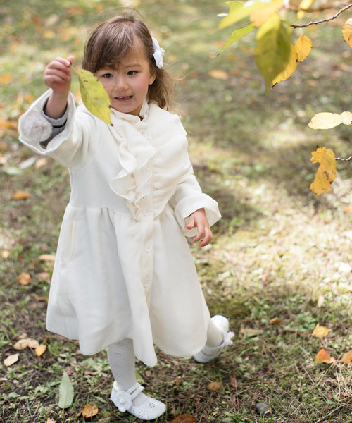 Catherine Cottage（キャサリンコテージ）の「フリースラッフルコート（その他アウター・キッズ・ホワイト/パープル/ネイビー/ピンク/ブルー系その他/パープル系その他/ピンク系その他/ホワイト系その他2/ブルー系その他2・110/120/130/140）」の11枚目の写真