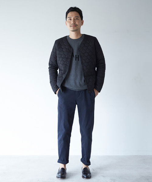 サニークラウズ ダッフルキルティングコート 青 ブルーLL XL