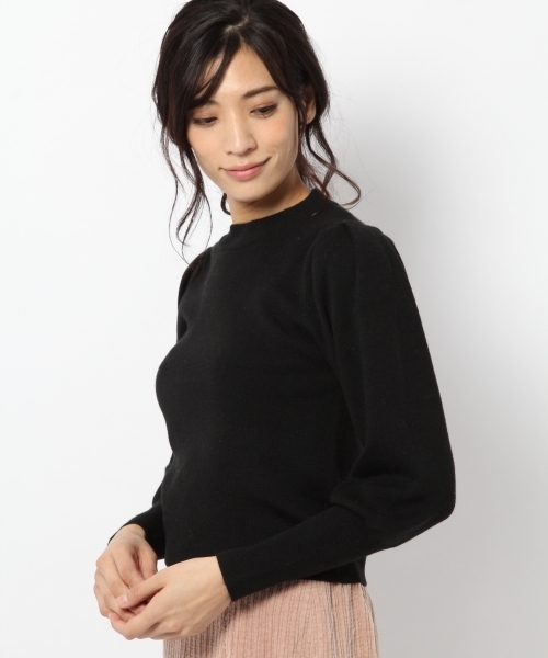 laboratory work（ラボラトリーワーク）の「パワショルプルオーバー（ニット/セーター・レディース・ブラック/レッド/杢グレー/ブルー・MEDIUM）」の2枚目の写真