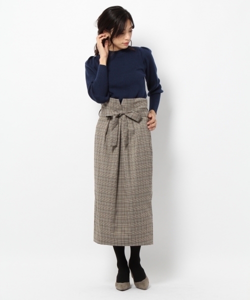 laboratory work（ラボラトリーワーク）の「パワショルプルオーバー（ニット/セーター・レディース・ブラック/レッド/杢グレー/ブルー・MEDIUM）」の9枚目の写真