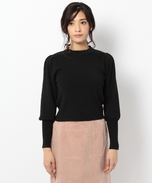 laboratory work（ラボラトリーワーク）の「パワショルプルオーバー（ニット/セーター・レディース・ブラック/レッド/杢グレー/ブルー・MEDIUM）」の18枚目の写真