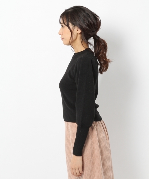 laboratory work（ラボラトリーワーク）の「パワショルプルオーバー（ニット/セーター・レディース・ブラック/レッド/杢グレー/ブルー・MEDIUM）」の15枚目の写真