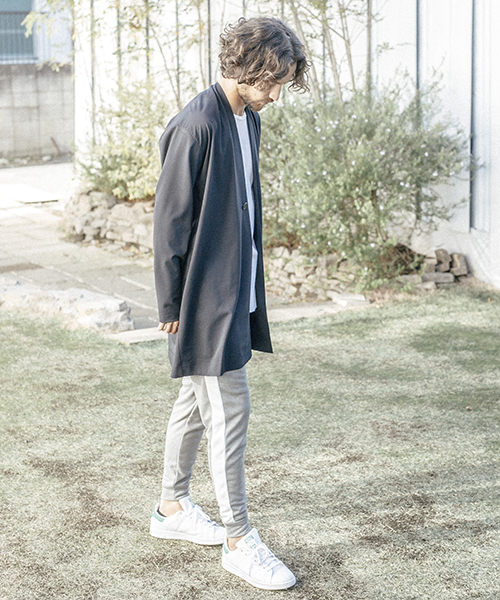 ANGENEHM（アンゲネーム）の「mj5327-Rough Gown Coat コート（その他アウター・メンズ・ブラック/ベージュ/ネイビー・M/L/S）」の9枚目の写真