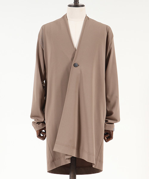 ANGENEHM（アンゲネーム）の「mj5327-Rough Gown Coat コート（その他アウター・メンズ・ブラック/ベージュ/ネイビー・M/L/S）」の12枚目の写真