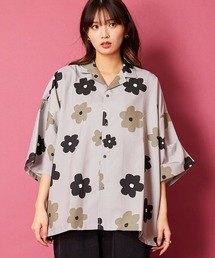 シャツ/ブラウス（ベージュ系・花柄・ボタニカル柄）ファッション通販