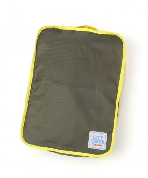 niko and...（ニコアンド）の「[CITY CREEK]トラベルポーチL（ポーチ・レディース・ピンク/ライトイエロー/ブラック/セージグリーン/グレー・0）」の4枚目の写真