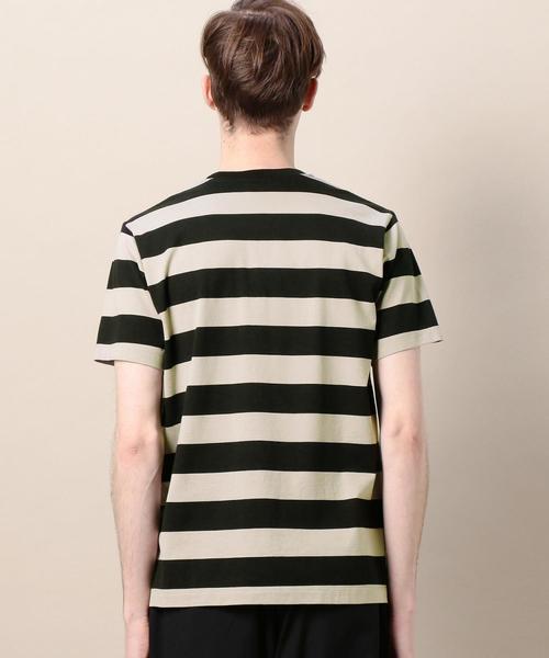 BEAUTY&YOUTH UNITED ARROWS（ビューティーアンドユースユナイテッドアローズ）の「BY ミドル ボーダー Tシャツ о（Tシャツ/カットソー・メンズ・ネイビー/ベージュ/グレー・SMALL/MEDIUM/X-LARGE/LARGE）」の11枚目の写真