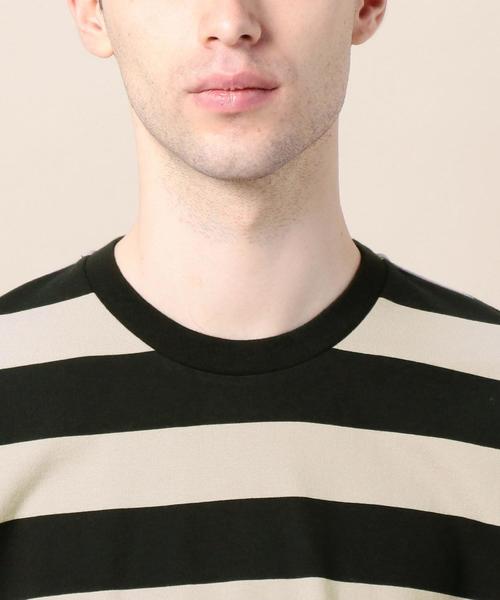 BEAUTY&YOUTH UNITED ARROWS（ビューティーアンドユースユナイテッドアローズ）の「BY ミドル ボーダー Tシャツ о（Tシャツ/カットソー・メンズ・ネイビー/ベージュ/グレー・SMALL/MEDIUM/X-LARGE/LARGE）」の7枚目の写真