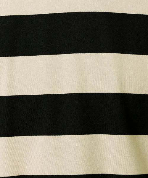 BEAUTY&YOUTH UNITED ARROWS（ビューティーアンドユースユナイテッドアローズ）の「BY ミドル ボーダー Tシャツ о（Tシャツ/カットソー・メンズ・ネイビー/ベージュ/グレー・SMALL/MEDIUM/X-LARGE/LARGE）」の4枚目の写真