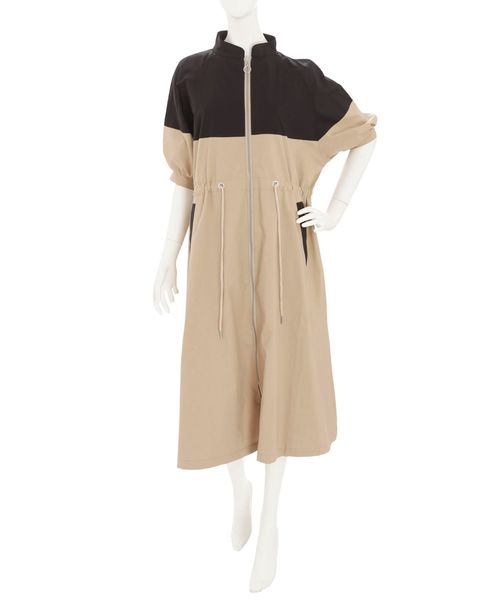 jouetie(ジュエティ)の「バイカラ―2WAY ワンピース(ワンピース・レディース・レッド/グリーン/ベージュ・MEDIUM)」の13枚目の写真