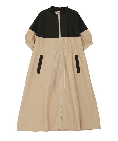 jouetie(ジュエティ)の「バイカラ―2WAY ワンピース(ワンピース・レディース・レッド/グリーン/ベージュ・MEDIUM)」の21枚目の写真