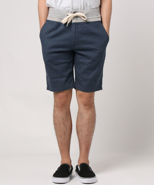 291295＝HOMME（ニーキューイチニーキューゴーオム）の「【291295=HOMME】　イージーフィットショーツ（その他パンツ・メンズ・ネイビー/オフホワイト・2/3）」の2枚目の写真