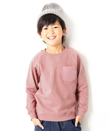 devirock | ポケット付長袖スウェットトレーナー(スウェット)