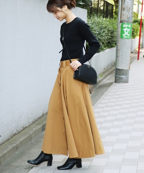 Dickies（ディッキーズ）の「【Dickies/ディッキーズ】JS別注 ボタンスカート◆（スカート・レディース・ブラック/キャメル・36/38）」の7枚目の写真