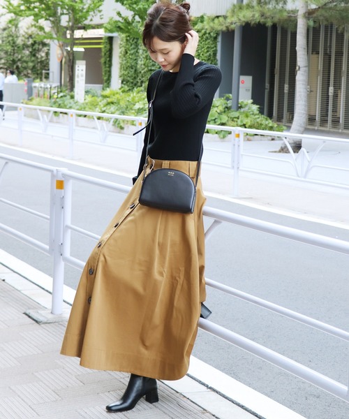 Dickies（ディッキーズ）の「【Dickies/ディッキーズ】JS別注 ボタンスカート◆（スカート・レディース・ブラック/キャメル・36/38）」の8枚目の写真