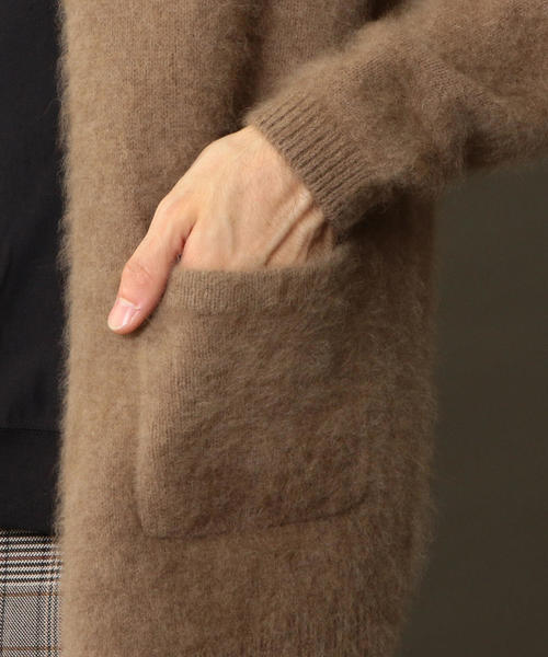 BEAUTY&YOUTH UNITED ARROWS(ビューティーアンドユースユナイテッドアローズ)の「BY ヘアリー ノーボタン カーディガン ◆(カーディガン/ボレロ・メンズ・ベージュ/ダークグリーン/ネイビー・SMALL/MEDIUM/LARGE/X-LARGE)」の11枚目の写真