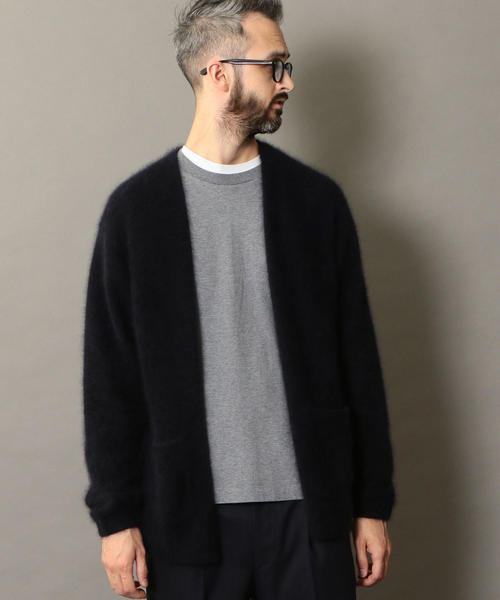 BEAUTY&YOUTH UNITED ARROWS(ビューティーアンドユースユナイテッドアローズ)の「BY ヘアリー ノーボタン カーディガン ◆(カーディガン/ボレロ・メンズ・ベージュ/ダークグリーン/ネイビー・SMALL/MEDIUM/LARGE/X-LARGE)」の13枚目の写真