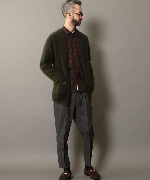 BEAUTY&YOUTH UNITED ARROWS(ビューティーアンドユースユナイテッドアローズ)の「BY ヘアリー ノーボタン カーディガン ◆(カーディガン/ボレロ・メンズ・ベージュ/ダークグリーン/ネイビー・SMALL/MEDIUM/LARGE/X-LARGE)」の17枚目の写真