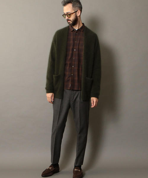 BEAUTY&YOUTH UNITED ARROWS(ビューティーアンドユースユナイテッドアローズ)の「BY ヘアリー ノーボタン カーディガン ◆(カーディガン/ボレロ・メンズ・ベージュ/ダークグリーン/ネイビー・SMALL/MEDIUM/LARGE/X-LARGE)」の18枚目の写真