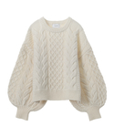 CLANE | CABLE PUFF KNIT TOPS(針織衫)