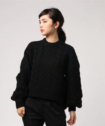 CLANE | CABLE PUFF KNIT TOPS(ニット/セーター)