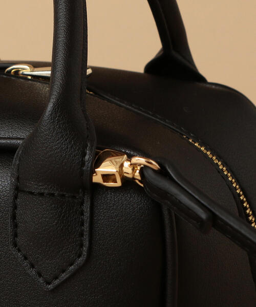 BEAUTY&YOUTH UNITED ARROWS（ビューティーアンドユースユナイテッドアローズ）の「BY フェイクレザースクエアミニボストン -2WAY- о（ボストンバッグ・レディース・パープル/ブラック/ライトグレー・FREE）」の17枚目の写真