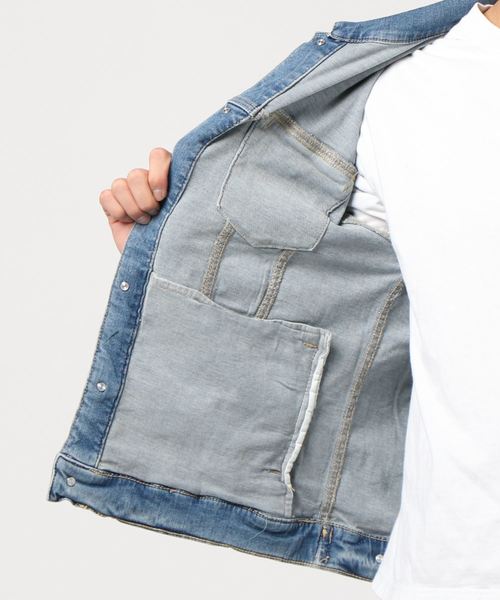 Confirm（コンファーム）の「Confirm / コンファーム 2019 SS デニムGジャン（デニムジャケット・メンズ・ネイビー/サックスブルー/ブルー/ブルー系その他・M/L）」の7枚目の写真