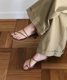 TODAYFUL | スクエアトゥーストラップサンダル(サンダル)