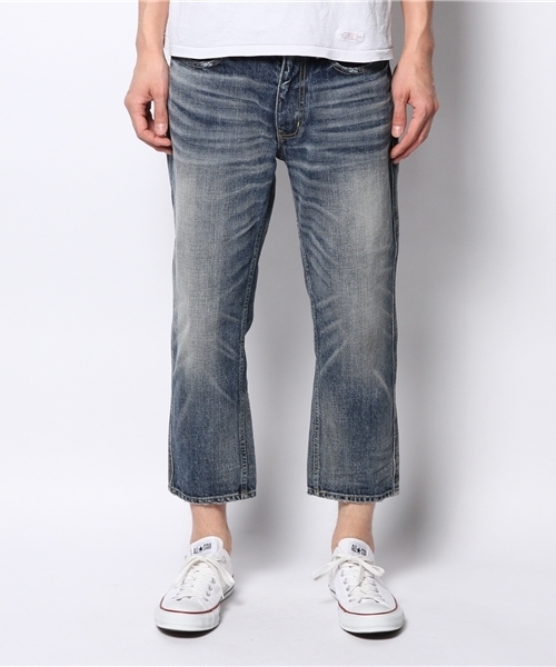 BEAMS（ビームス）の「○BEAMS / クロップド デニム（USED）（デニムパンツ・メンズ・インディゴブルー・30/32/33/31/29）」の8枚目の写真