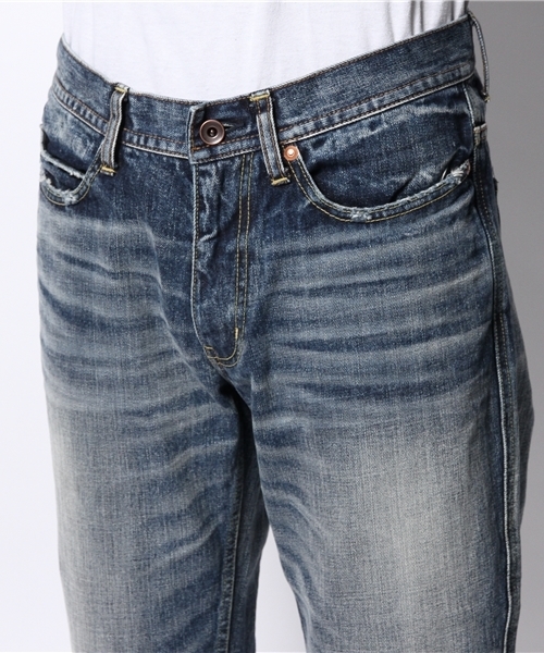 BEAMS（ビームス）の「○BEAMS / クロップド デニム（USED）（デニムパンツ・メンズ・インディゴブルー・30/32/33/31/29）」の3枚目の写真