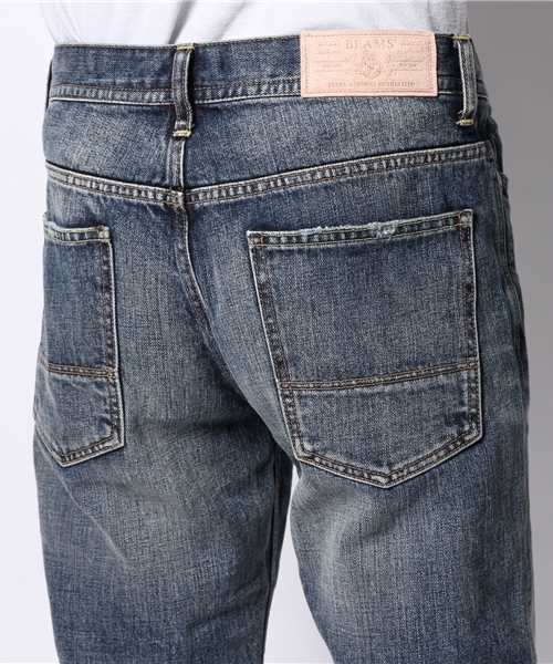 BEAMS（ビームス）の「○BEAMS / クロップド デニム（USED）（デニムパンツ・メンズ・インディゴブルー・30/32/33/31/29）」の4枚目の写真