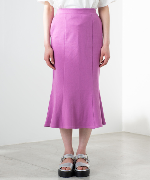 WEGO（ウィゴー）の「WEGO/スウェットマーメイドスカート（スカート・レディース・ブラック/パープル/グリーン・FREE）」の13枚目の写真