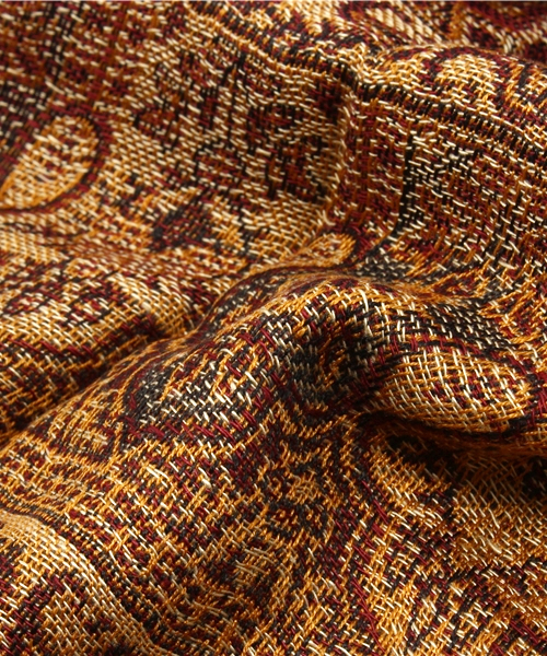 goa（ゴア）の「インド柄ストール（ストール/ショール・メンズ・ブラック/レッド・FREE）」の4枚目の写真