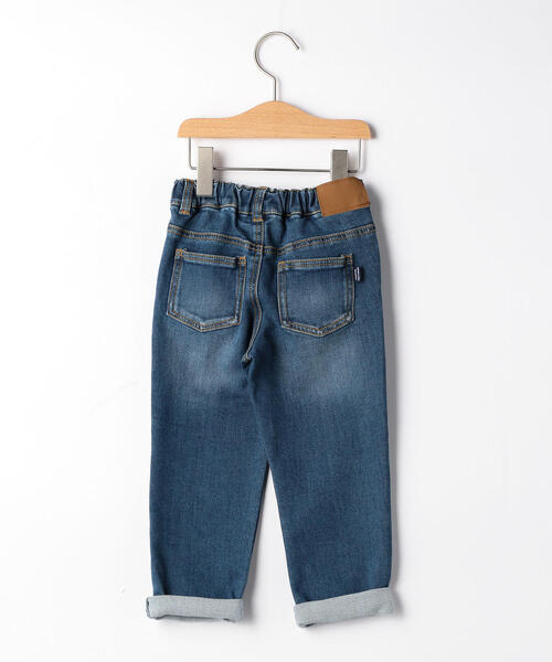 green label relaxing（グリーンレーベルリラクシング）の「【キッズ】ドビーデニムテーパードパンツ（デニムパンツ・キッズ・コバルトブルー/ライトブルー/ネイビー・115/125/135/105/95）」の17枚目の写真