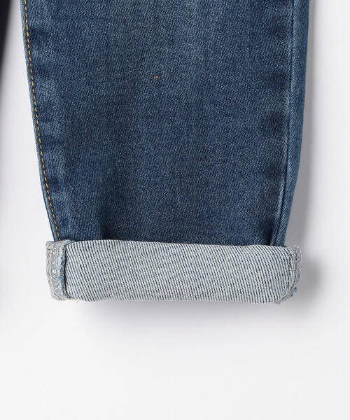 green label relaxing（グリーンレーベルリラクシング）の「【キッズ】ドビーデニムテーパードパンツ（デニムパンツ・キッズ・コバルトブルー/ライトブルー/ネイビー・115/125/135/105/95）」の12枚目の写真