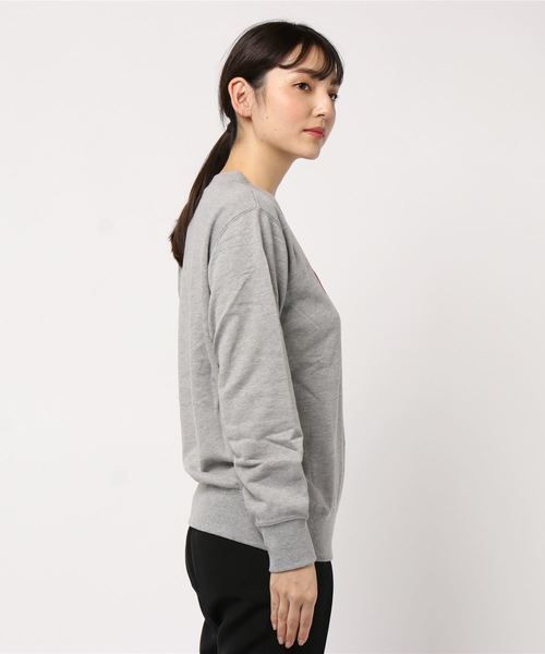 FILA(フィラ)の「【FILA/フィラ】裏毛 ボックスロゴプリントトレーナー(スウェット・レディース・ホワイト/ブラック/ネイビー/杢グレー・LL/M/L)」の5枚目の写真