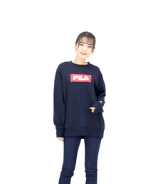 【FILA/フィラ】裏毛 ボックスロゴプリントトレーナー