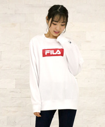 【FILA/フィラ】裏毛 ボックスロゴプリントトレーナー