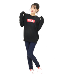 【FILA/フィラ】裏毛 ボックスロゴプリントトレーナー