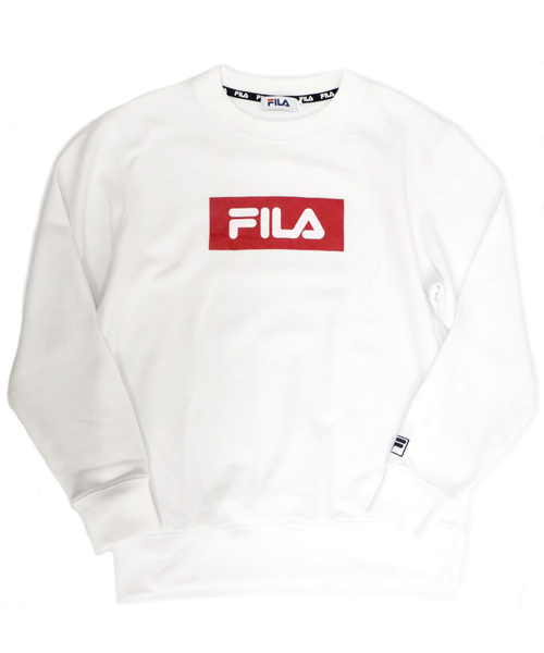 FILA(フィラ)の「【FILA/フィラ】裏毛 ボックスロゴプリントトレーナー(スウェット・レディース・ホワイト/ブラック/ネイビー/杢グレー・LL/M/L)」の7枚目の写真