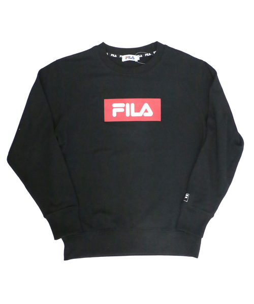 FILA(フィラ)の「【FILA/フィラ】裏毛 ボックスロゴプリントトレーナー(スウェット・レディース・ホワイト/ブラック/ネイビー/杢グレー・LL/M/L)」の8枚目の写真