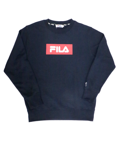 FILA(フィラ)の「【FILA/フィラ】裏毛 ボックスロゴプリントトレーナー(スウェット・レディース・ホワイト/ブラック/ネイビー/杢グレー・LL/M/L)」の9枚目の写真