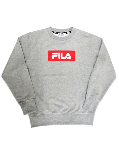 FILA(フィラ)の「【FILA/フィラ】裏毛 ボックスロゴプリントトレーナー(スウェット・レディース・ホワイト/ブラック/ネイビー/杢グレー・LL/M/L)」の10枚目の写真